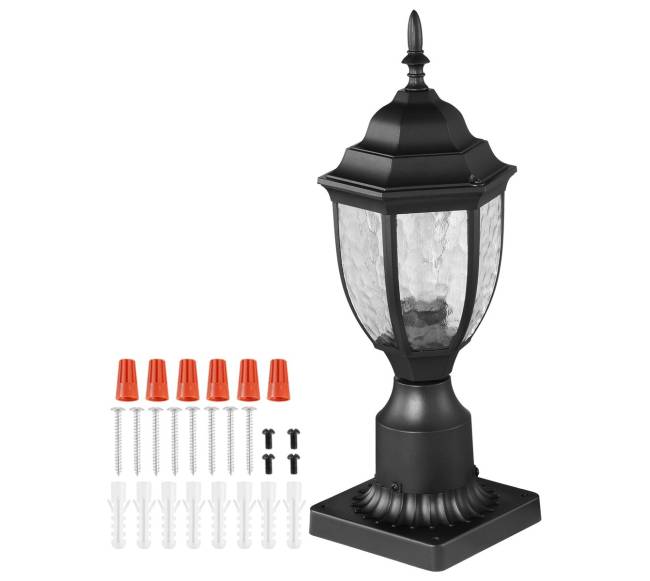 2 vnt. sutemos-aušra lauko šviestuvai 390 mm8