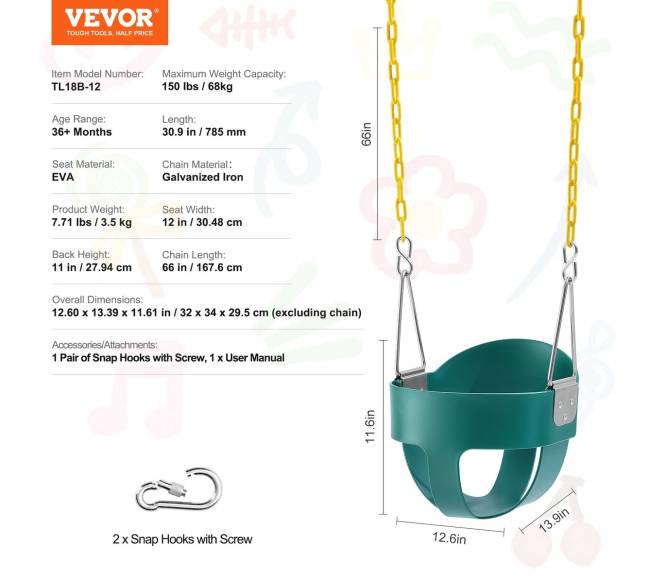 Kūdikio supynės su aukšta atlošu6