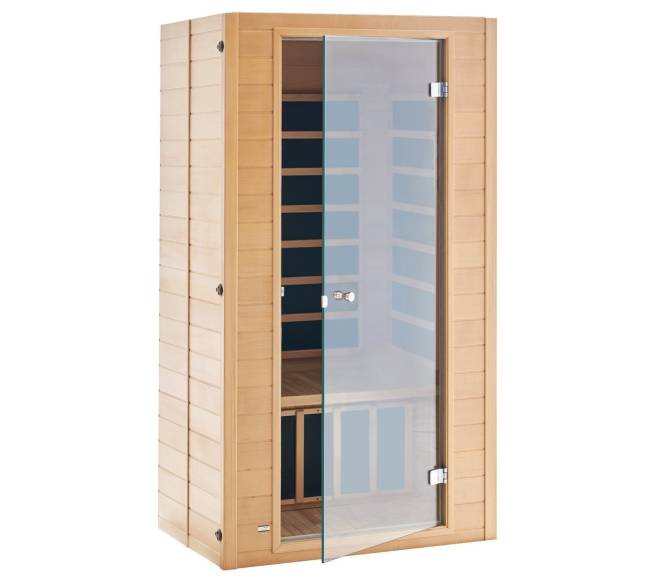 Infraraudonųjų spindulių medinė sauna 1-2 asmenims0