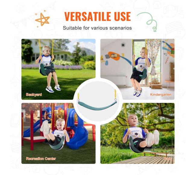 2 vietų sūpynių pakaitalai lauko sūpynių komplektui4