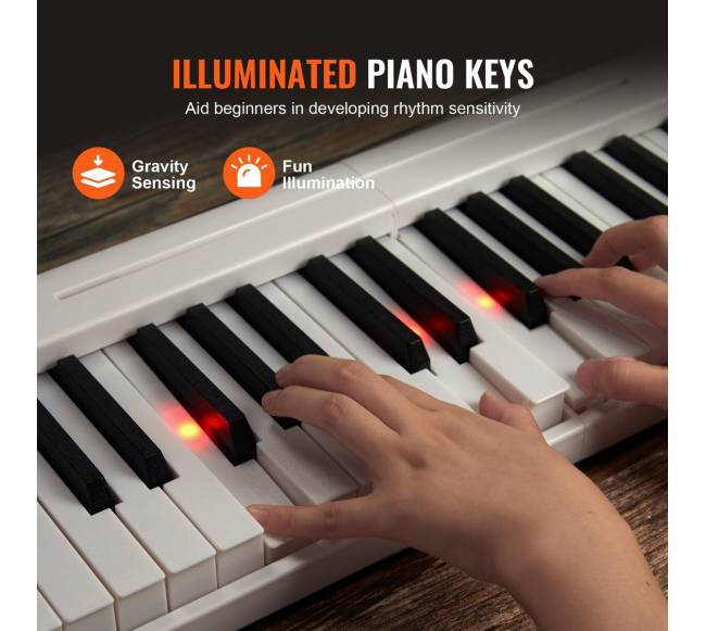Sulankstomas pianinas su bluetooth ir MIDI3