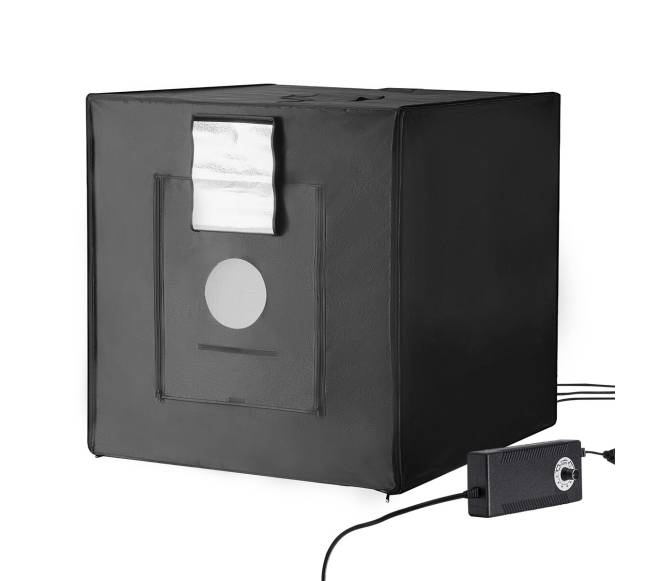 Fotografijos studijos šviesdėžė 81x81 cm su LED0