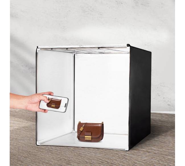 Fotografijos studijos šviesdėžė 81x81 cm su LED7