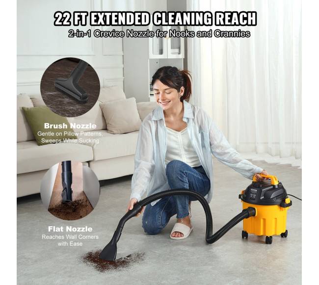 Drėgnassausas parduotuvės dulkių siurblys 10L 2 AG3