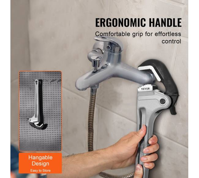 Aliuminis vamzdžių raktas su automatiniais žandikauliais 457 mm4