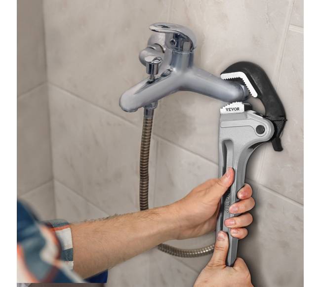 Aliuminis vamzdžių raktas su automatiniais žandikauliais 457 mm7