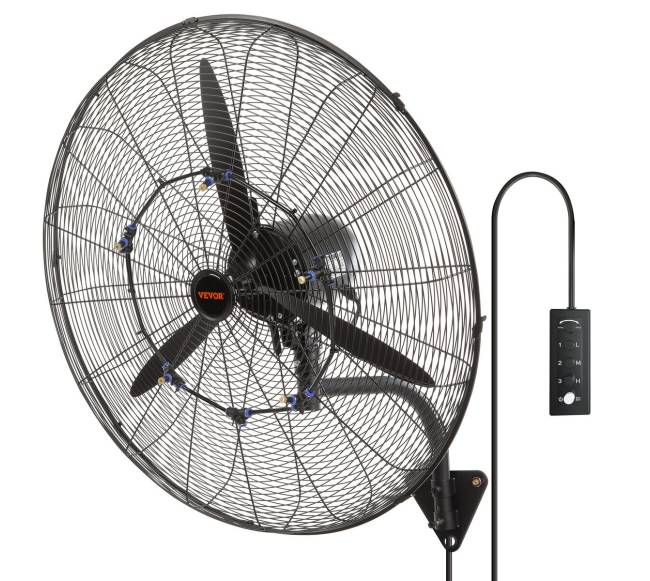 Osciliuojantis sieninis rūko ventiliatorius 74.9 cm8