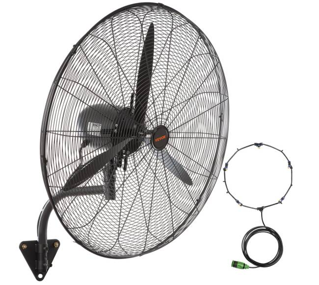 Osciliuojantis sieninis rūko ventiliatorius 74.9 cm9