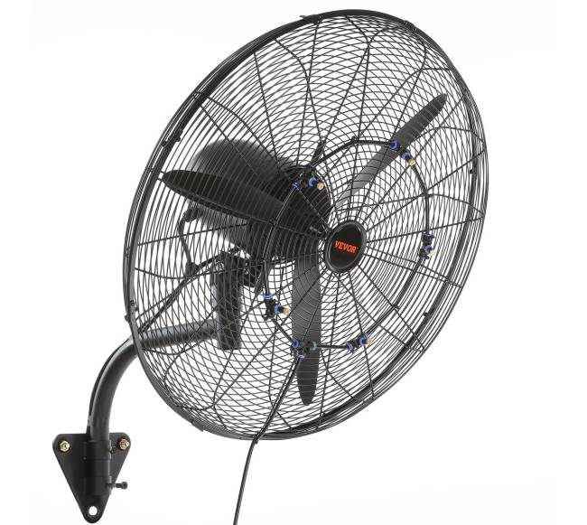 61 cm besisukrečiantis sieninis rūko ventiliatorius0