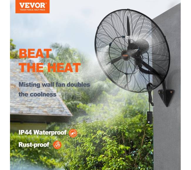 61 cm besisukrečiantis sieninis rūko ventiliatorius1