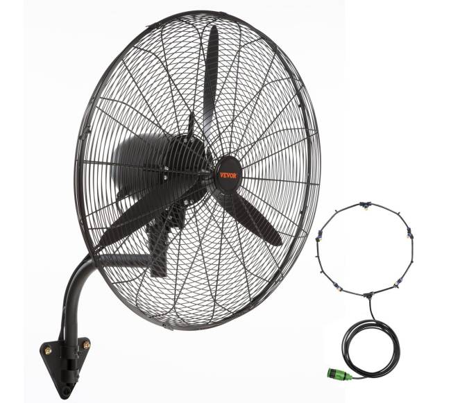 61 cm besisukrečiantis sieninis rūko ventiliatorius9