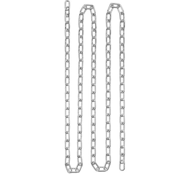 Cinkuotos grandinės iš anglinio plieno 5mm 76.2m8
