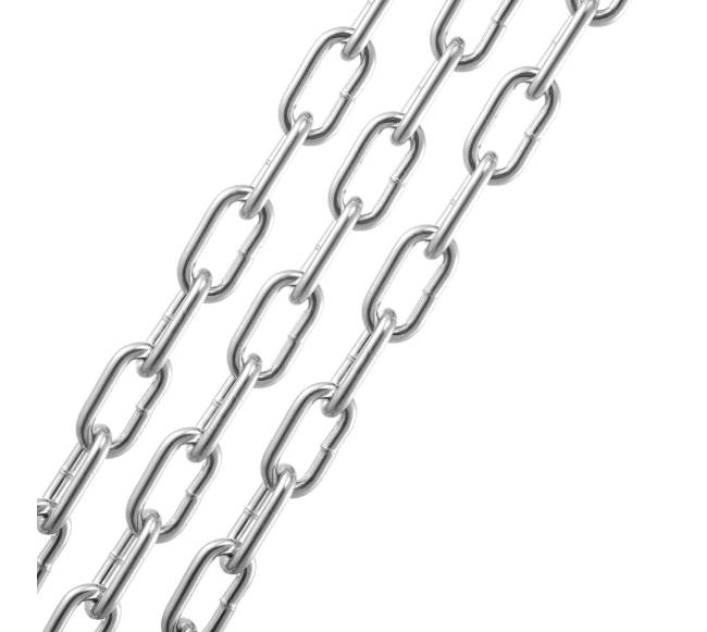 Cinkuotos grandinės iš anglinio plieno 5mm 76.2m9