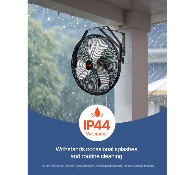 Pramoninis sieninis ventiliatorius 44.6 cm2