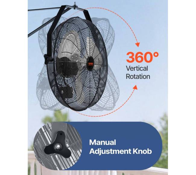 Pramoninis sieninis ventiliatorius 44.6 cm3