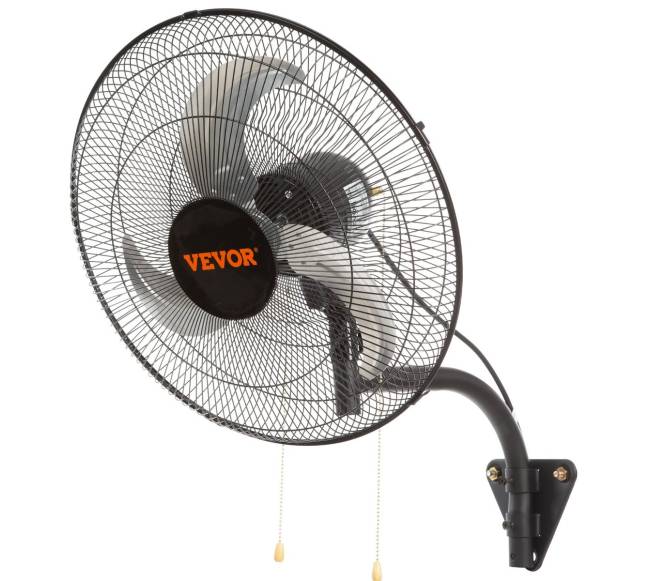 Sieninis ventiliatorius metalinis 44,5 cm0