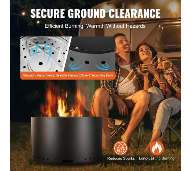 Bekvapė laužavietė 71 cm nerūdijančio plieno4