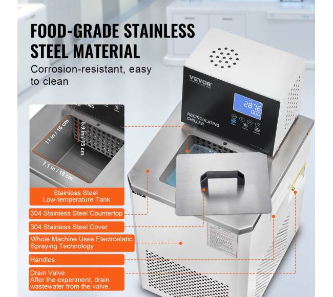 Laboratorinis šaldytuvas cirkuliatorius 6L5
