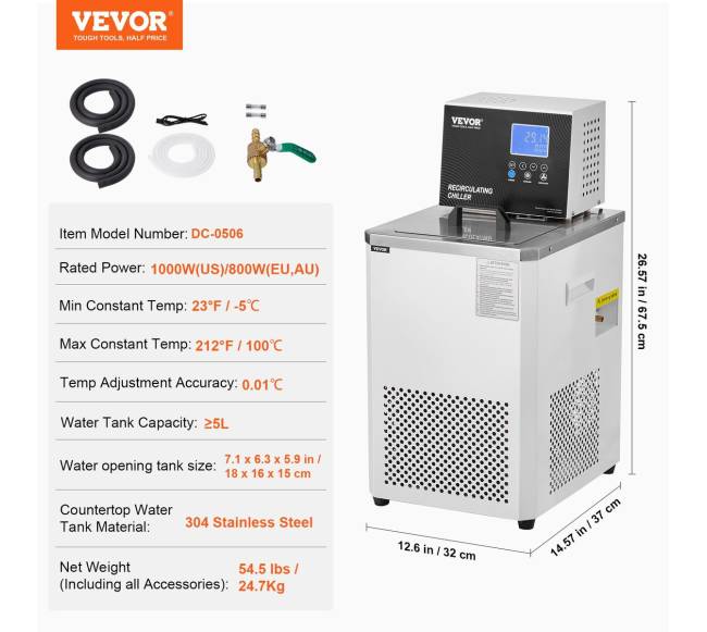 Laboratorinis šaldytuvas cirkuliatorius 6L6