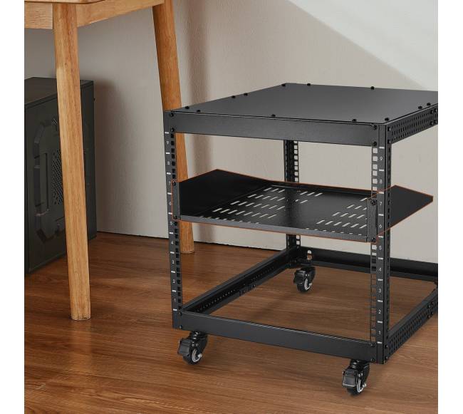 2U serverio lentyna su padėklu, ventiliuojama7