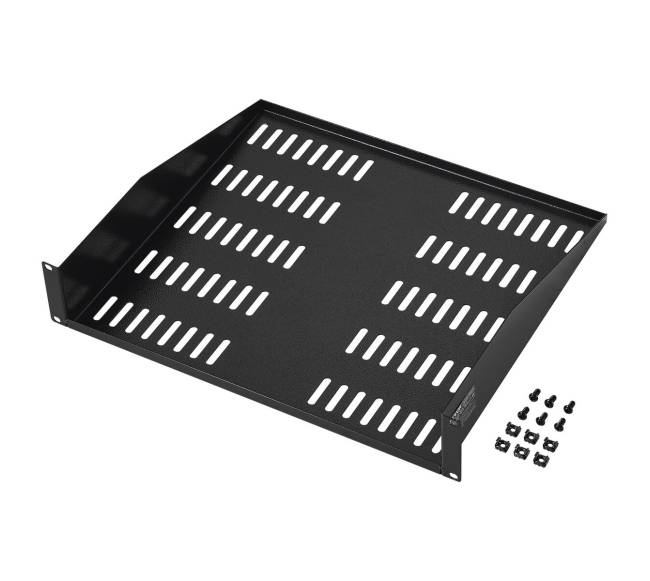 2U serverio lentyna su padėklu, ventiliuojama8