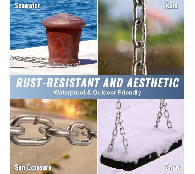 Cinkuota grandinė anglinio plieno 33 ft 158 kg3