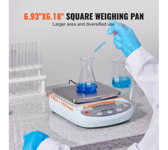 Analitinės laboratorinės svarstyklės 3000g x 0.01g3