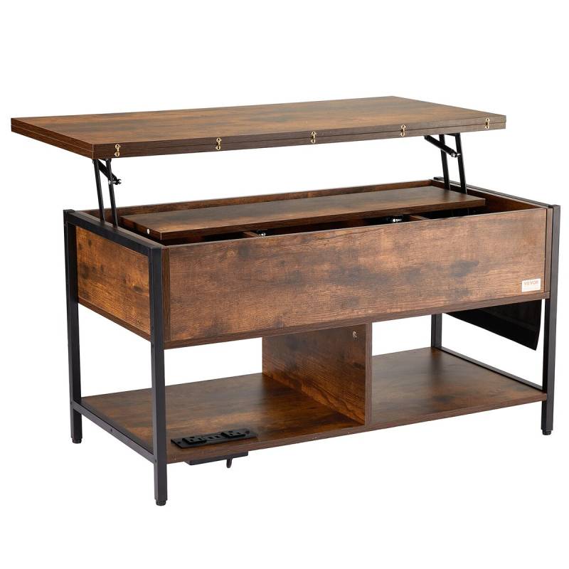 Pakeliama kavos staliukas su USB ir apšvietimu0