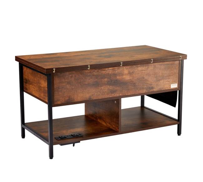 Pakeliama kavos staliukas su USB ir apšvietimu10