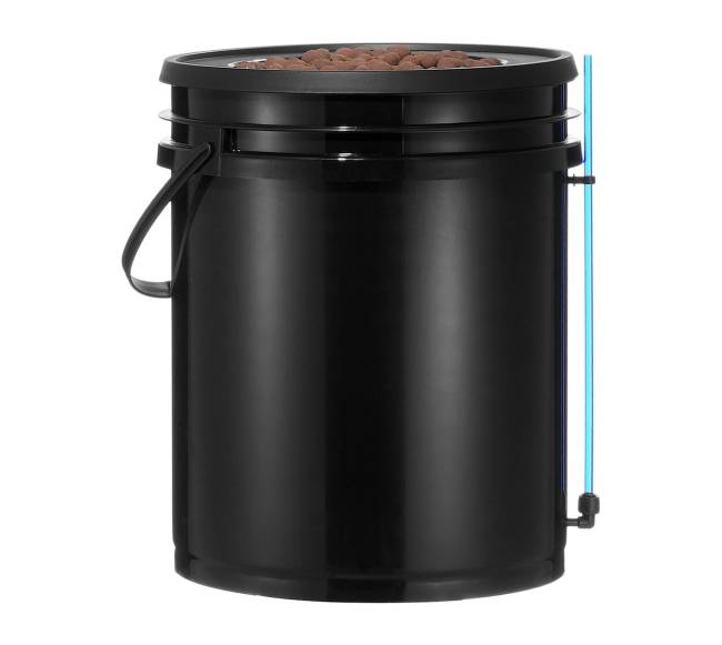 Dviejų kibirų DWC hidroponinė auginimo sistema10