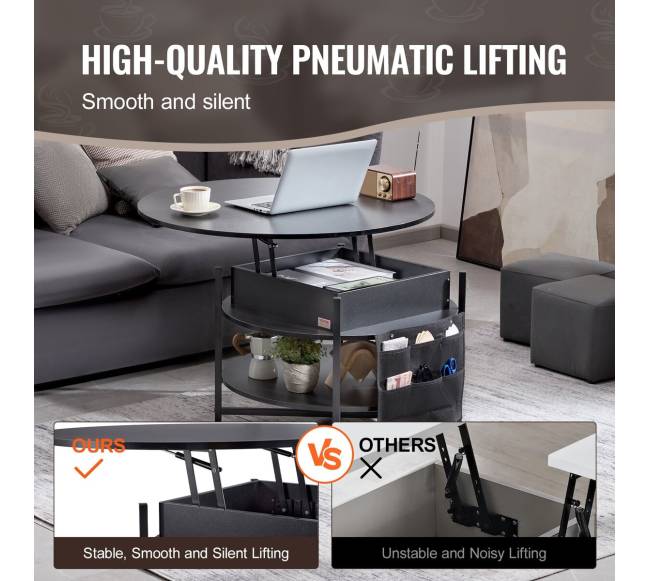 Pakeliams apvalus kavos staliukas2