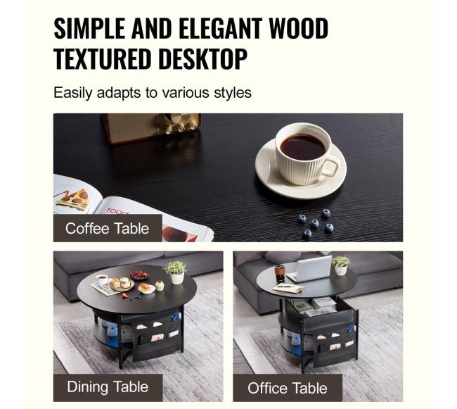 Pakeliams apvalus kavos staliukas5