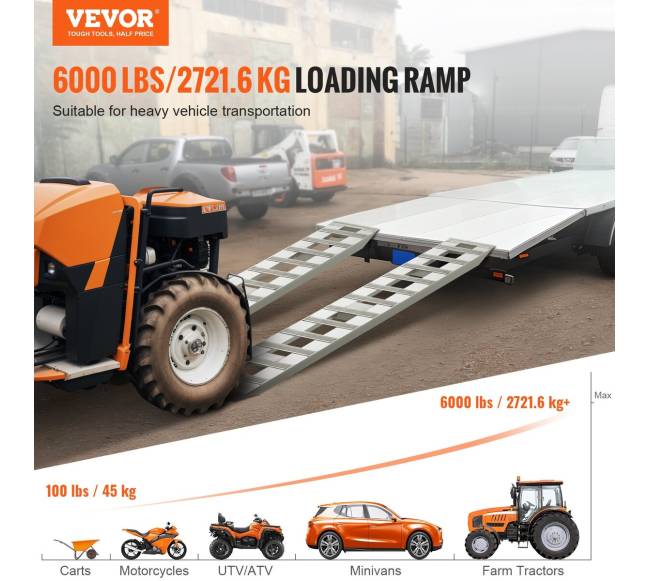 183 cm aliuminio rampos, 2721 kg, 2 vnt.1