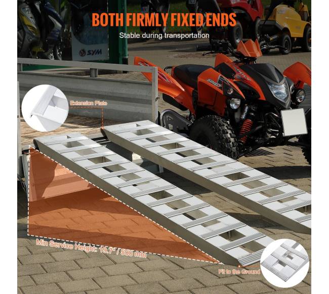 183 cm aliuminio rampos, 2721 kg, 2 vnt.4