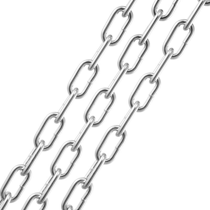 Cinkuota grandinė, anglinio plieno kilpos0