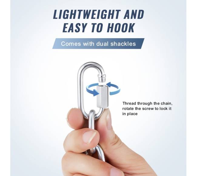 Cinkuota grandinė, anglinio plieno kilpos4