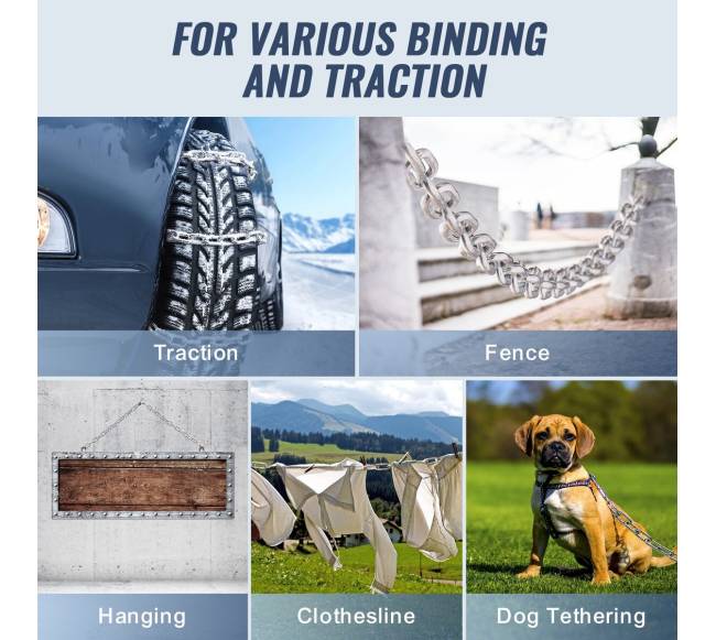 Cinkuota grandinė, anglinio plieno kilpos5