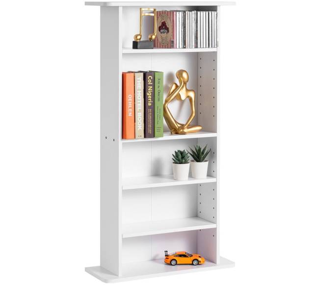 Balta medijų saugojimo spinta 5 aukštų9