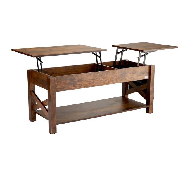 Pakeliama kavos staliukas 120 cm rudas10