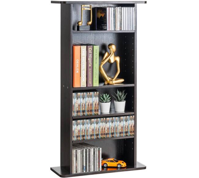 Medijos saugojimo spintelė su 5 lentynomis0