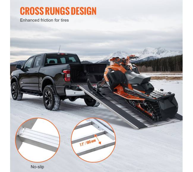 Aliuminis sulankstomas rampa 680 kg, 216 cm3