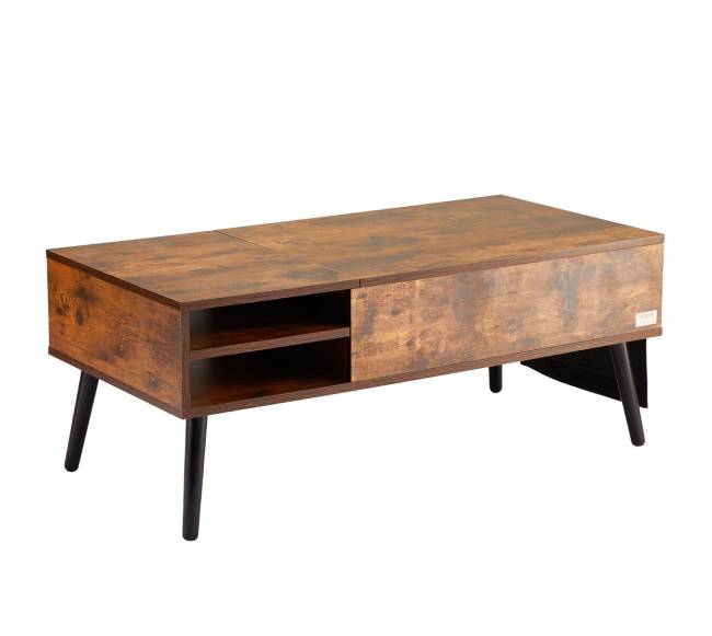 Pakeliama kavos staliukas 100 cm rudos spalvos0