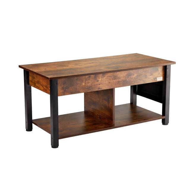 Kavos staliukas su pakeliamu stalviršiu0