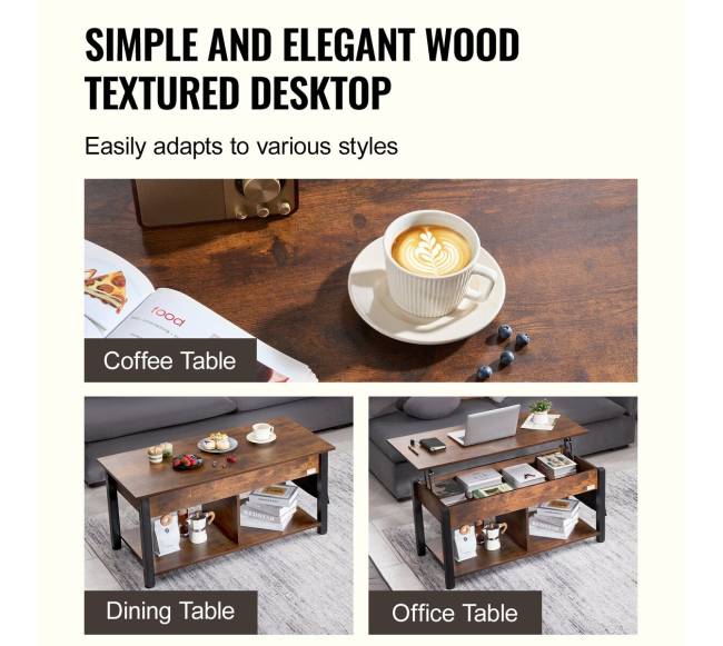 Kavos staliukas su pakeliamu stalviršiu5