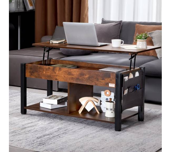 Kavos staliukas su pakeliamu stalviršiu7