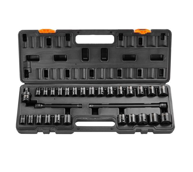 29 dalių smūginiai galvučių rinkinys su dėklu0