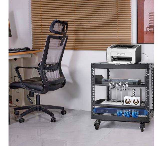 9U 4 strypų atviras serverių stovas7