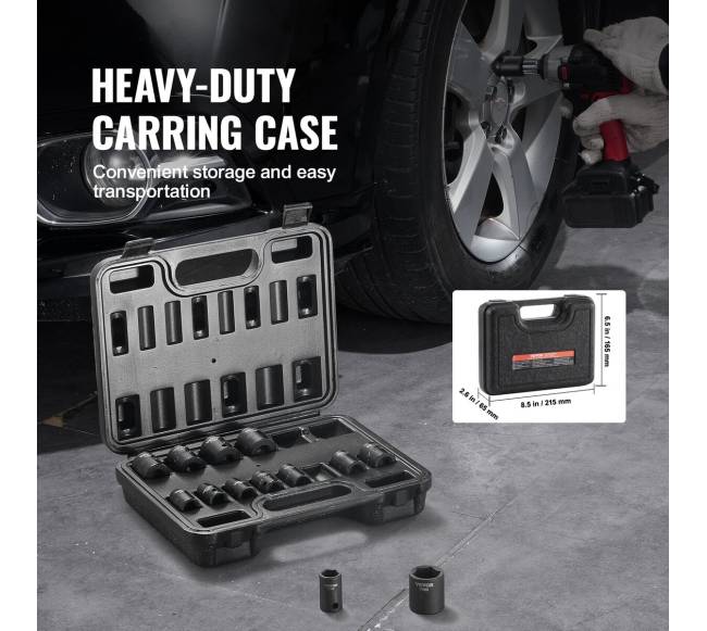 14 vnt. smūginių galvučių rinkinys 38 in5