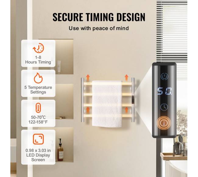 Sieninis rankšluosčių džiovintuvas su 4 strypais2