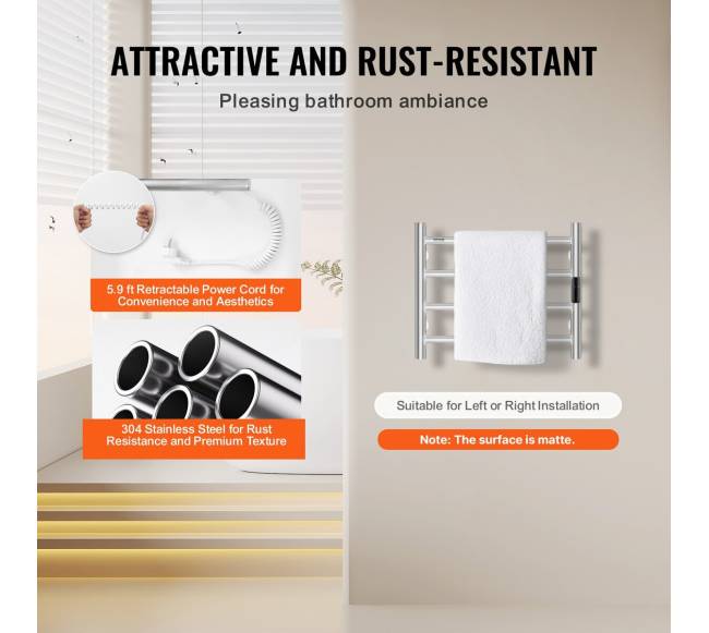 Sieninis rankšluosčių džiovintuvas su 4 strypais4